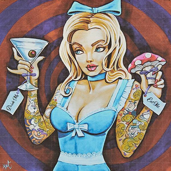 Alice drink me eat me