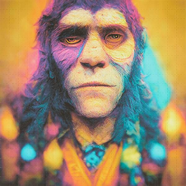 Bored hippie ape "Bob"